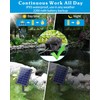 Biling Solar Aerator for Pond with 2200 mAh Battery Backup,