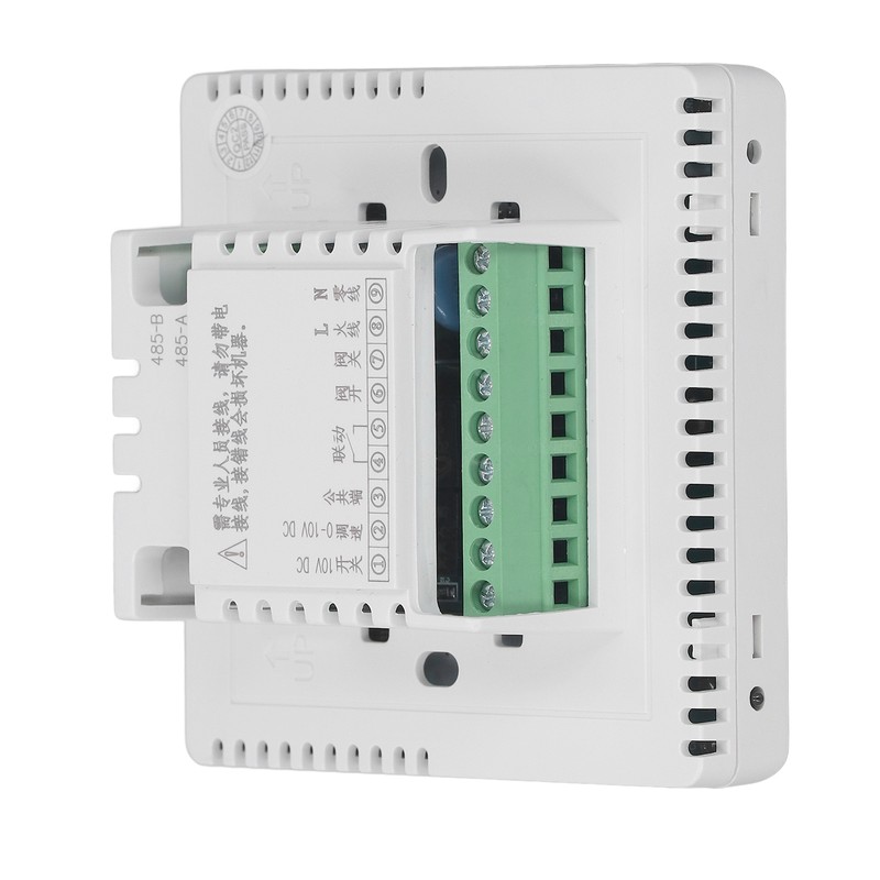 Air Conditioning Fan Thermostat Home Touchscreen Thermostat Panel Temperature Controller