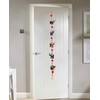 Door Hanging Decorative Five Hand Painted Elephant Stringed Together with