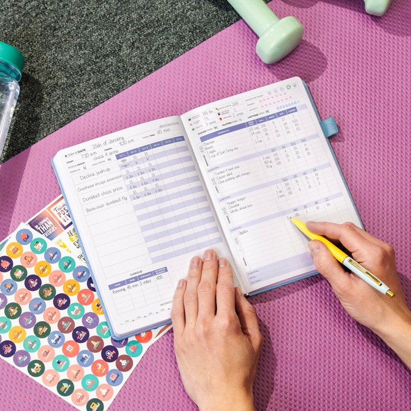 Clever Fox Fitness & Food Journal – Nutrition & Workout