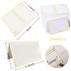 Glamoreal 100 Pcs Place Cards for Table Setting, 2" x
