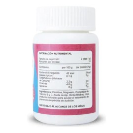 Supervits Otovix Para El Sistema Auditivo, Carnitina 100 Capsulas Sabor Sin Sabor