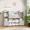 FINETONES Toy Storage Organizer with 6 Toy Bins, Toy Organizer
