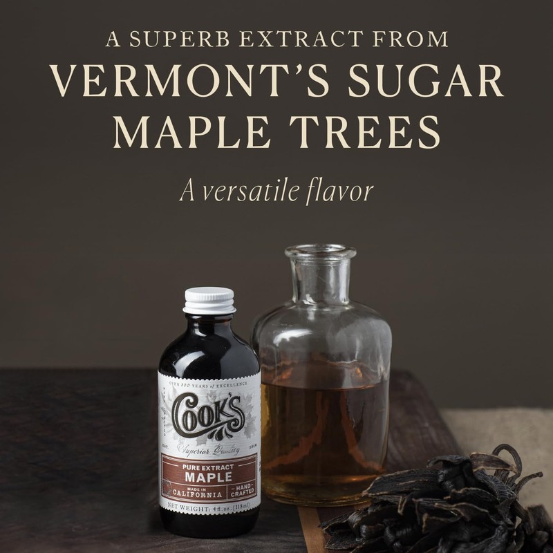 Cook's, Organic Maple Extract, from Vermont's Maple Trees, for Baking,