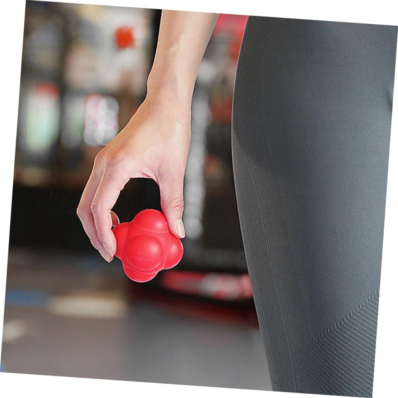 Totority Hexagonal Agility Training Ball Durable Reaction Fitness Ball for