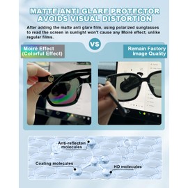 CDEFG for 2026 Mitsubishi Outlander Screen Protector Matte [No Glare & Fingerprint] 12.3-Inch Touchscreen Tempered Glass for 2025 2026 Mitsubishi Outlander Accessories Screen Cover
