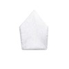 OLYMP Men's Pocket Square Pocket Square Plain, White