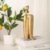 Thinker Cast Iron Bookends, Heavy-Duty Decorative Book End Stoppers for
