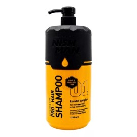 Nishman Shampoo Hombre Keratina Extra Hidratante Nishman 1250ml