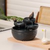 Tabletop Ceramic Fountain Water Feature Home Kitchen Office Decoration Modern