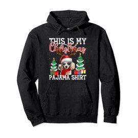 Xmas Family Matching Reindeer Poodle Christmas Costume Pullover Hoodie