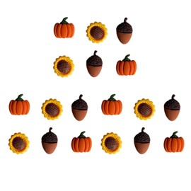 Buttons Galore Flatback Embellishments for Crafts & DIY Projects - It's Fall Y'all - 18 Embellishments