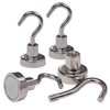 H-16 Strong neodymium ring magnet hook 16mm 4 pieces 3ea