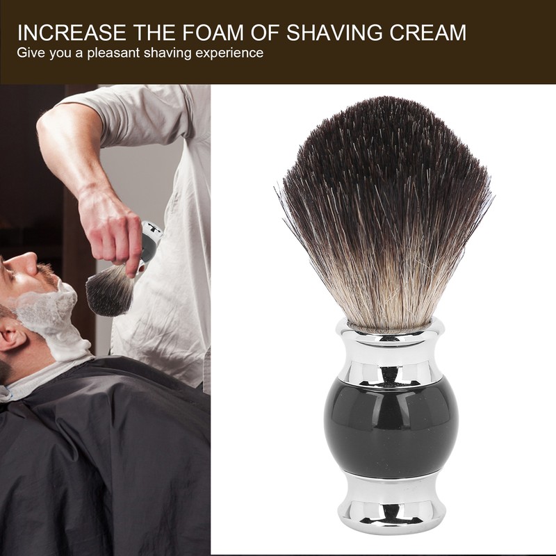 Barber Beard Shaving Brush Soft Bristles Facial Hair Cleaning Shaving