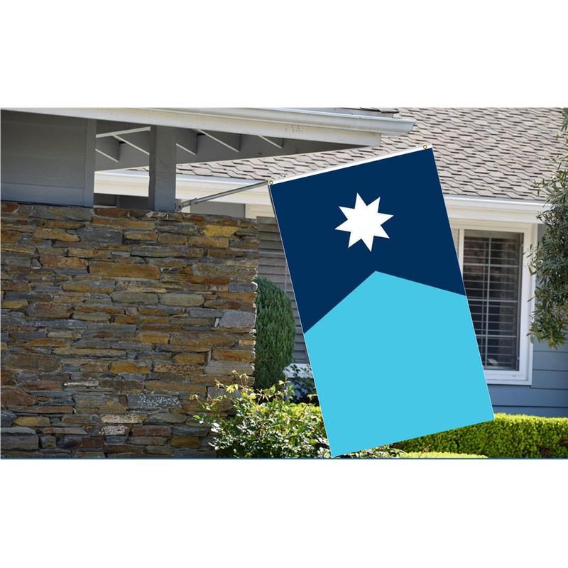 LUCKGEEY New Minnesota State Flag 3x5FT for Indoor Outdoor, Vivid