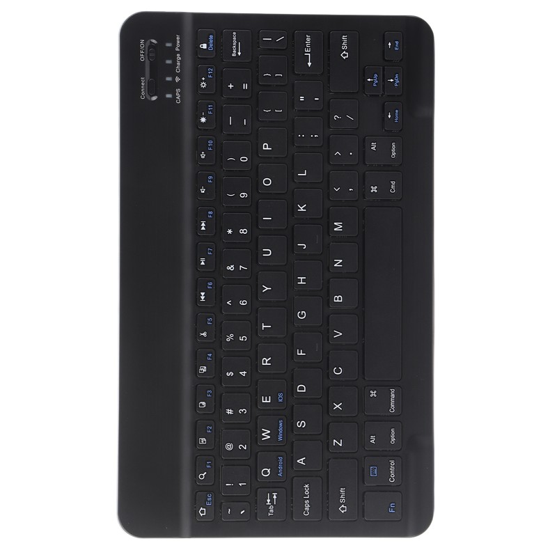 Wireless Bluetooth Keyboard 10Inch Lightweight UltraWide for Android IOS/Windows(Black )