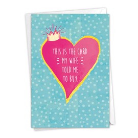 NobleWorks - Happy Anniversary Greeting Card - Funny Romantic Wedding Anniversary Card for Husband or Wife | Humor Couple's Anniversary Wedding Card - Never Find Your Body C5456ANG