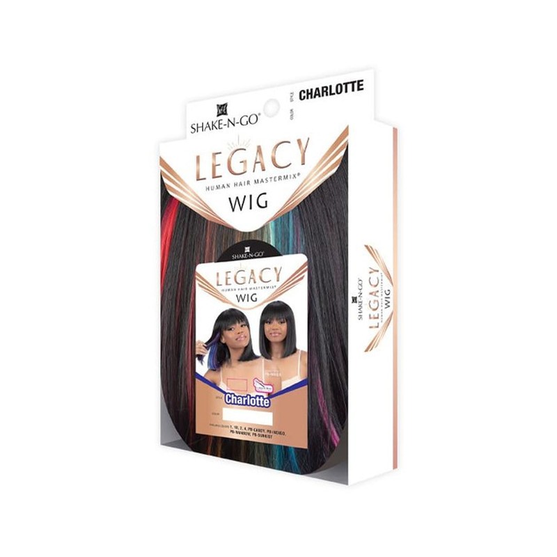 Shake-N-Go Legacy Human Hair Blend Hd Lace Front Wig -