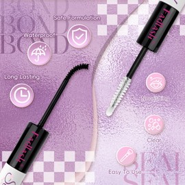 FADLASH Lash Bond and Seal 10ml Lash Cluster Glue Strong Hold Eyelash Cluster Glue Waterproof