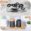 Funny Apothecary Jars 2 Pack Hair Tie Holder Organizers Bathroom