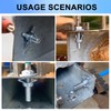 Heavy Duty Hollow Wall Anchor Jack Nuts, Zinc Plated Steel,