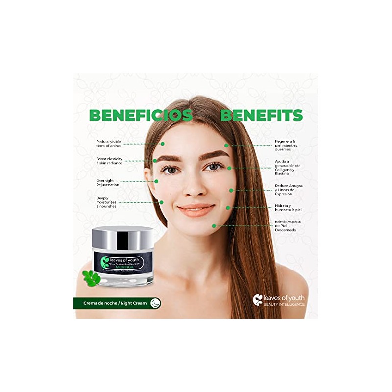 Kit Facial Antiarrugas Antienvejecimiento Cremas Hidratantes Día Noche Ingredientes Naturales