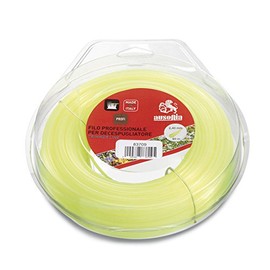 AUSONIA - 83735 Line for Strimmer Brush Cutter Hexagonal Shape Yellow 4.0 mm x 32 m