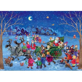Sellmer Advent Calendars "Sleigh in The Night" Christmas Calendar