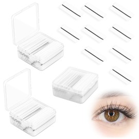 80PCS Self Adhesive Eyelashes Tape – Strong-Hold Reusable False Lashes Adhesive Strips with Portable Small Storage Case, Long Lasting Lash Glue Liner for Fluffy Mink False Lashes – Lash Buddy
