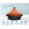 KooK Moroccan Tagine, Enameled Cast Iron Cooking Pot, Tajine with