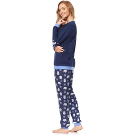 Merry Style MS10-168 Women’s Pyjamas - Dark blue bear 2, size: s