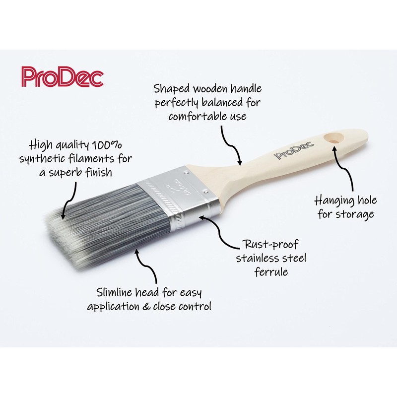 ProDec PBPT056 Trojan Brush Set Including Free Woodworker, Brown, 31x