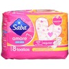 Saba Toallas Sanitarias para Dama Amore, color Rosa/Naranja, 8 Piezas