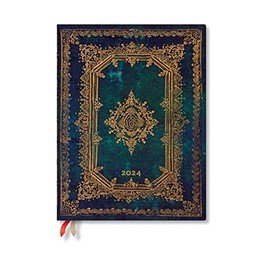 Paperblanks Flexi 12-Month Calendar 2024 Astra, Vertical - Ultra (230 x 180), English (International Holidays)