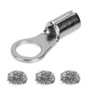 High-Temperature Ring Terminals- 16-14 AWG Wire Size; 6" Stud Size-
