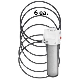 Kinetic Wares- KWGE25RG (WS03X10038) ORings Compatible with GE ™ 2.5 Inch Water Filters GXWH01C, CXWH08C, GXWH04F, GXWH20F, GXWH20S, GXRM10 & GX1S01R (6 Pack)