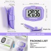 AVTREK 3D Pedometer Clip On-Step Counter for Walking-No App No