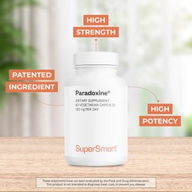 Supersmart - Paradoxine 120mg per Day - Grains of Paradise Supplement (Aframomum melegueta) with 6-Paradol | Non-GMO & Gluten Free - 90 Vegetarian Capsules