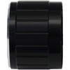 6mm Splined Hole Black Aluminium Amplifier/HiFi Control Knob Pack of