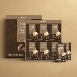 LG Retune Black Garlic Extract Gold 50ml x 24 sachets, 1 box, 24 pcs / LG 리튠 흑마늘진액 골드 50ml x 24포 1박스, 24개