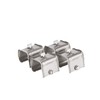Shelter SCADJ-S Adjustable Clamp On Black Galvanized Steel Single Flue