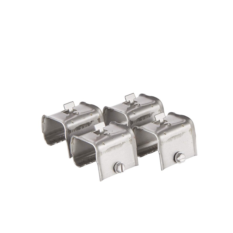Shelter SCADJ-S Adjustable Clamp On Black Galvanized Steel Single Flue