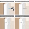 FENGCHUANG Pack of 25 Plasterboard Dowels, Solid Metal Cavity Dowels,