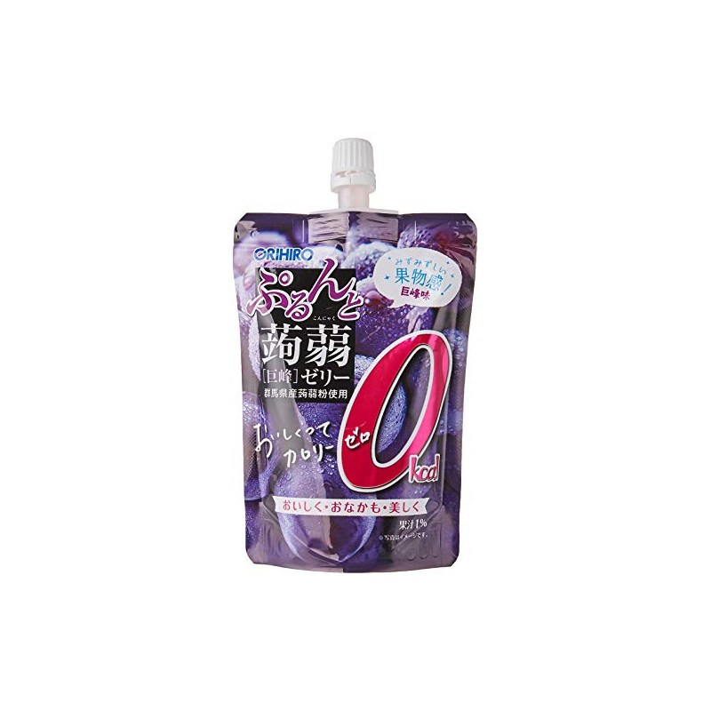 Purunto Konnyu Jelly Standing, Zero Calories, Set of 6