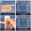 Wooden Weaving Loom Kit, S/M/L with Optional Yarn Bundle