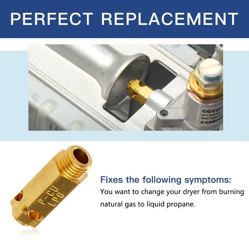 Upgraded 383EEL3002D Dryer LP Gas Conversion Kit Replacement Part for