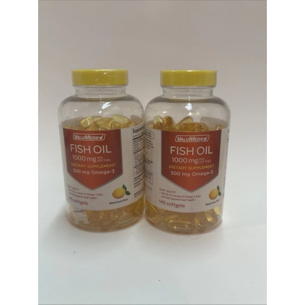 Valumeds Lot Of 2 ValuMeds Omega-3 Fish Oil EPA +