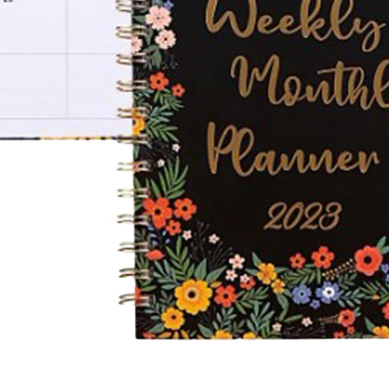 Goal Planner A5 Exquisite Design Premium Paper Spiral Notebook Schedule
