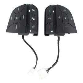 MOTOKU Steering Wheel EVIC and Cruise Speed Control Switch for Chrysler 200 15-17, 300 2015-2023,Pacifica 2017-2025,Voyager 2020-2025, Challenger 2015-2023, Charger 2015-2023, Jeep Cherokee 2014-2023