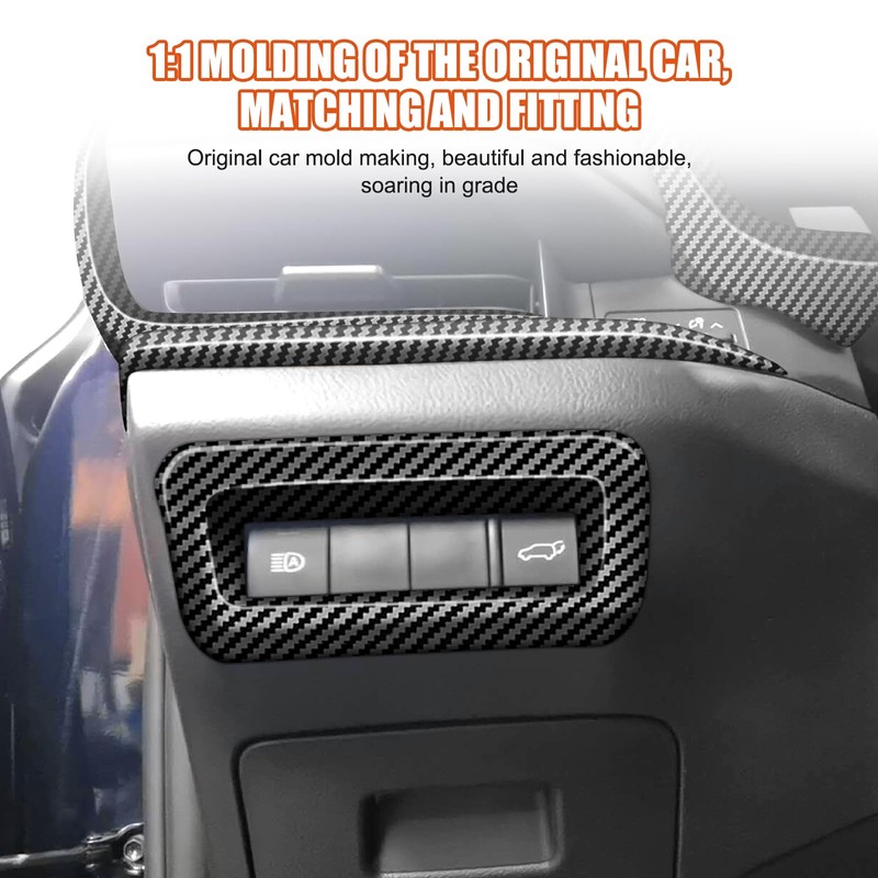 Headlight Control Switch Panel Frame Trim Compatible with Toyota Grand